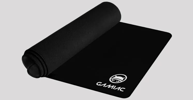 GAMIAC XL10 -pelihiirimatto, 1200x600 mm, musta – GAMIAC