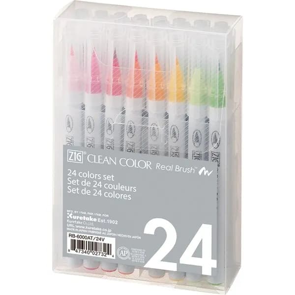 ZIG Clean Color Real Brush 24-set – ZIG