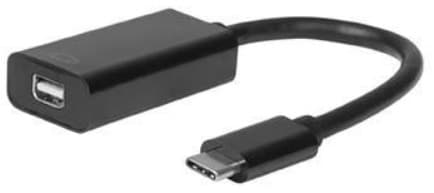 MicroConnect USB-C – Mini DisplayPort -kaapeli, 0,2 m, Musta – Microconnect