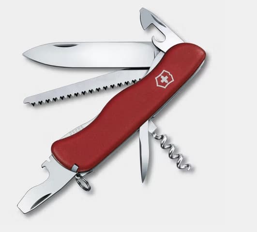 Victorinox Forester 111 mm suuri taskuveitsi - punainen – Victorinox