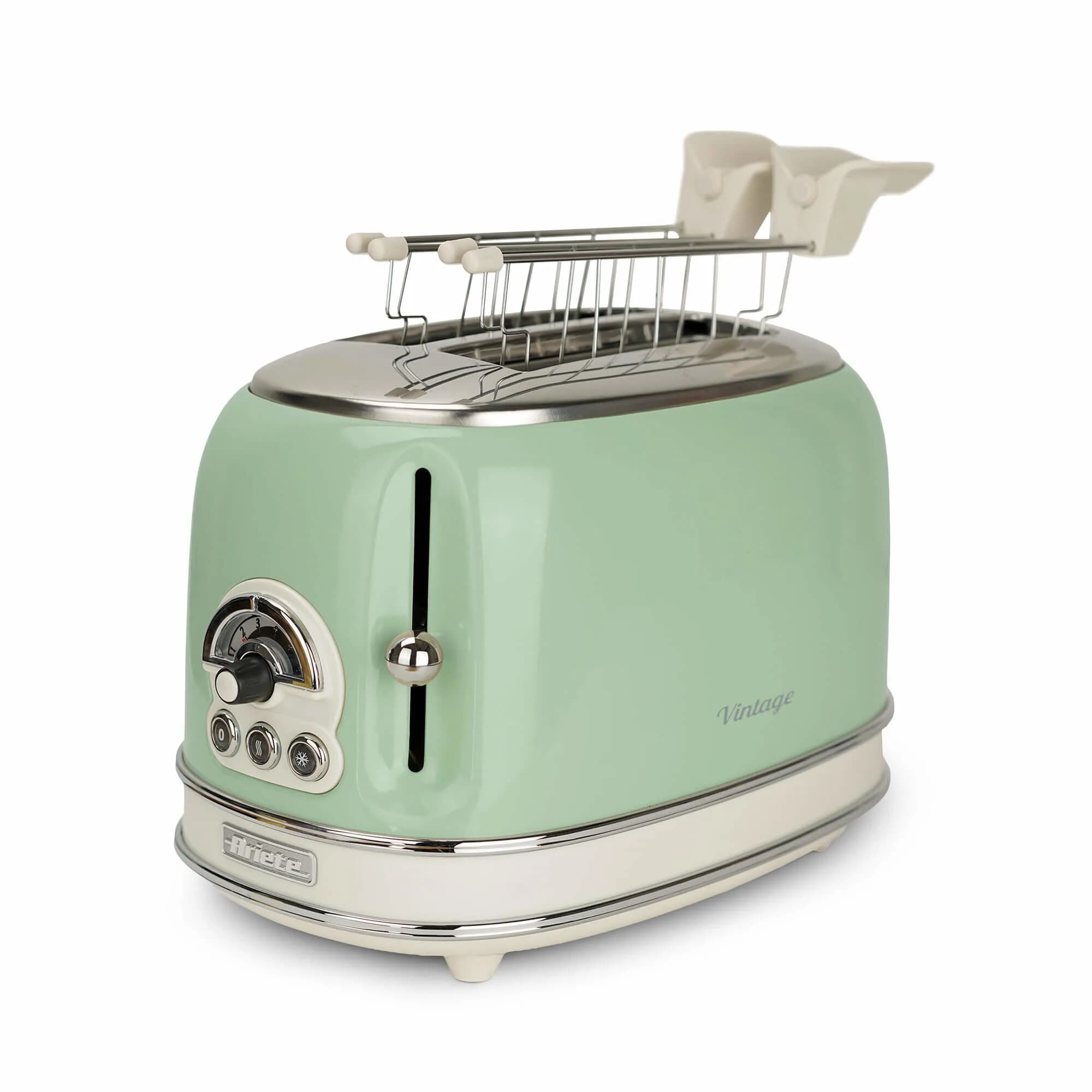 Ariete Vintage -leivänpaahdin, 2 viipaleita, vihreä – Ariete