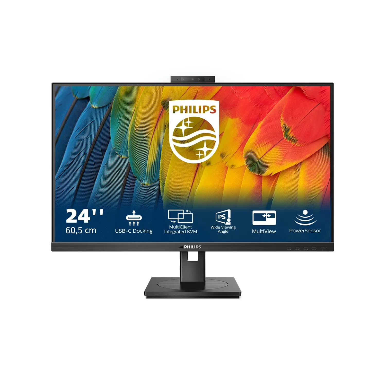 Philips 24B1U5301H 23.8" Full HD, IPS -näyttö, USB-C hub – Philips