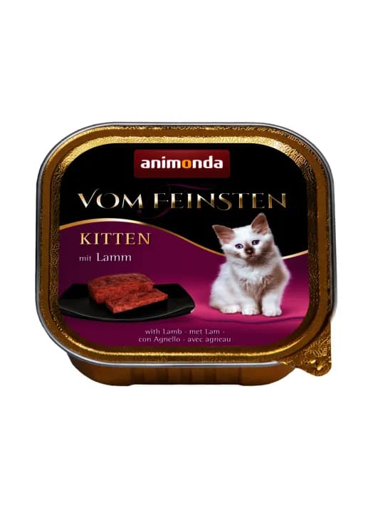 Animonda Vom Feinsten Kitten Lamb, Kissan märkäruoka, 100 g – Animonda