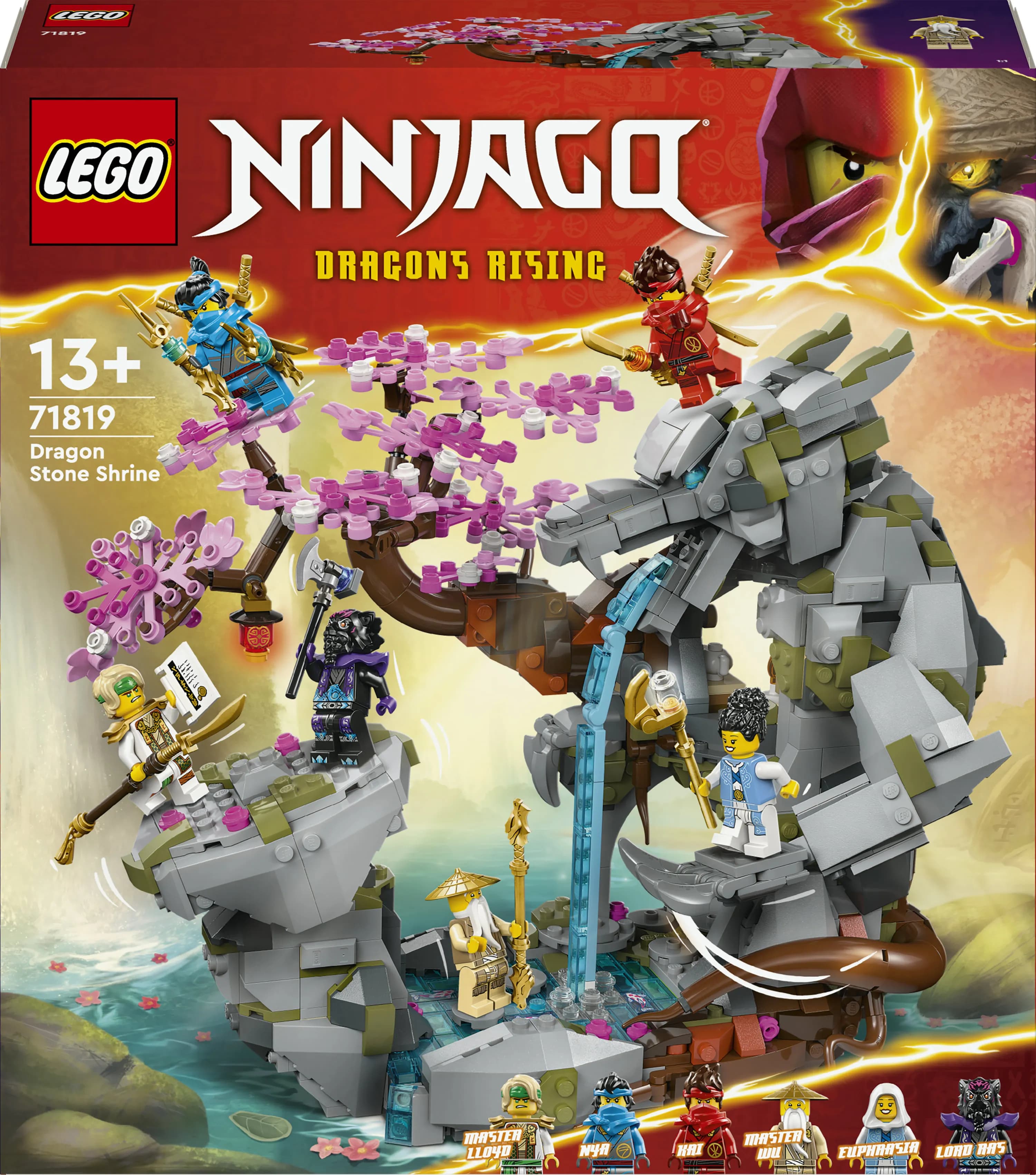 LEGO Ninjago Lohikäärmeen kivipyhäkkö 71819 – LEGO