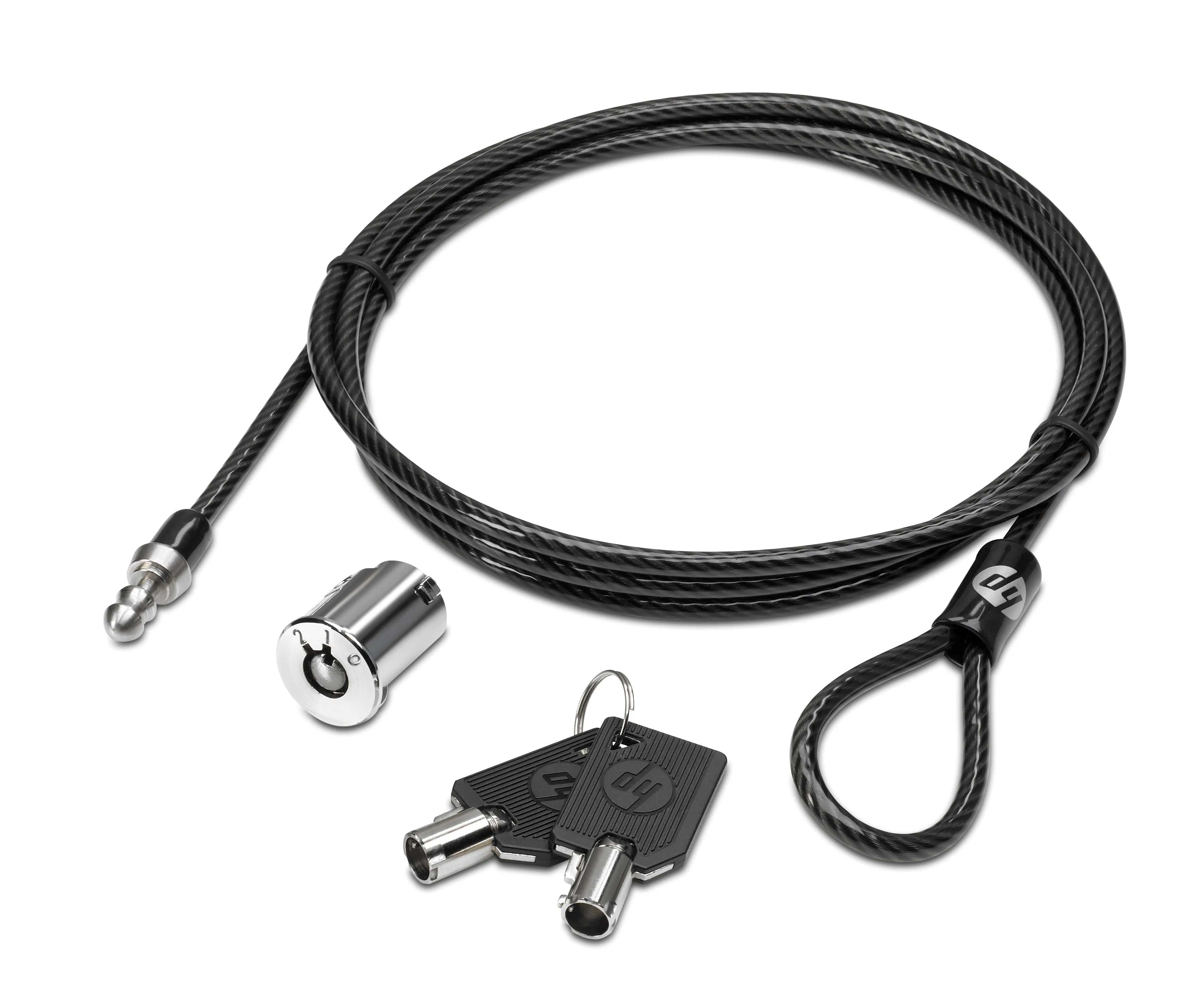HP Docking Station Cable Lock - Turvakaapelilukko malleihin EliteBook, EliteBook Folio 1020 G1, ProBook 64X G1, 64X G2, 65X G1, 65X G2, ZBook – HEWLETT-PACKARD
