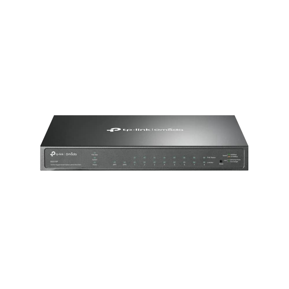 TP-LINK Omada 8-Port Gigabit Smart PoE+ Switch with 2 SFP Slots