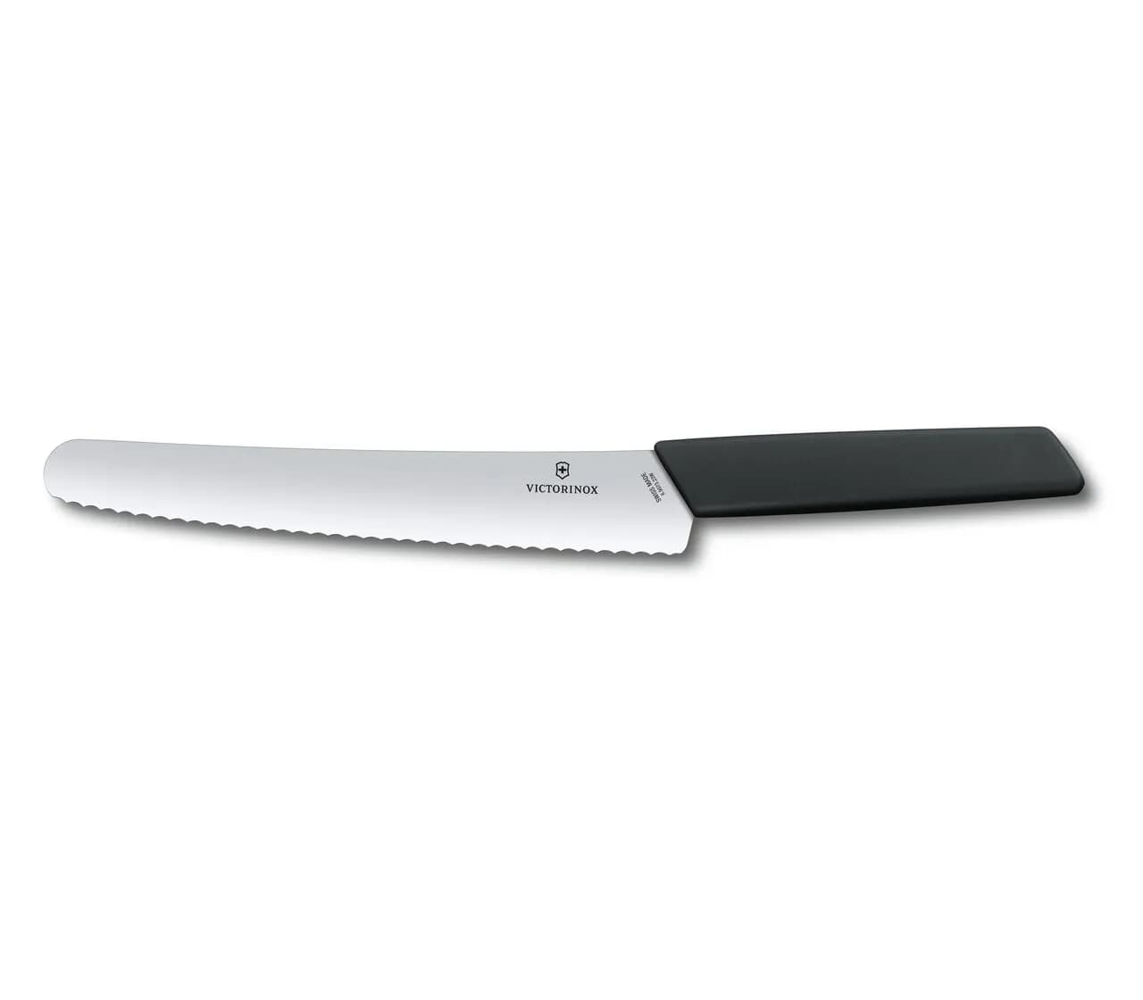 Victorinox Swiss Modern leipäveitsi, 22 cm, musta – Victorinox