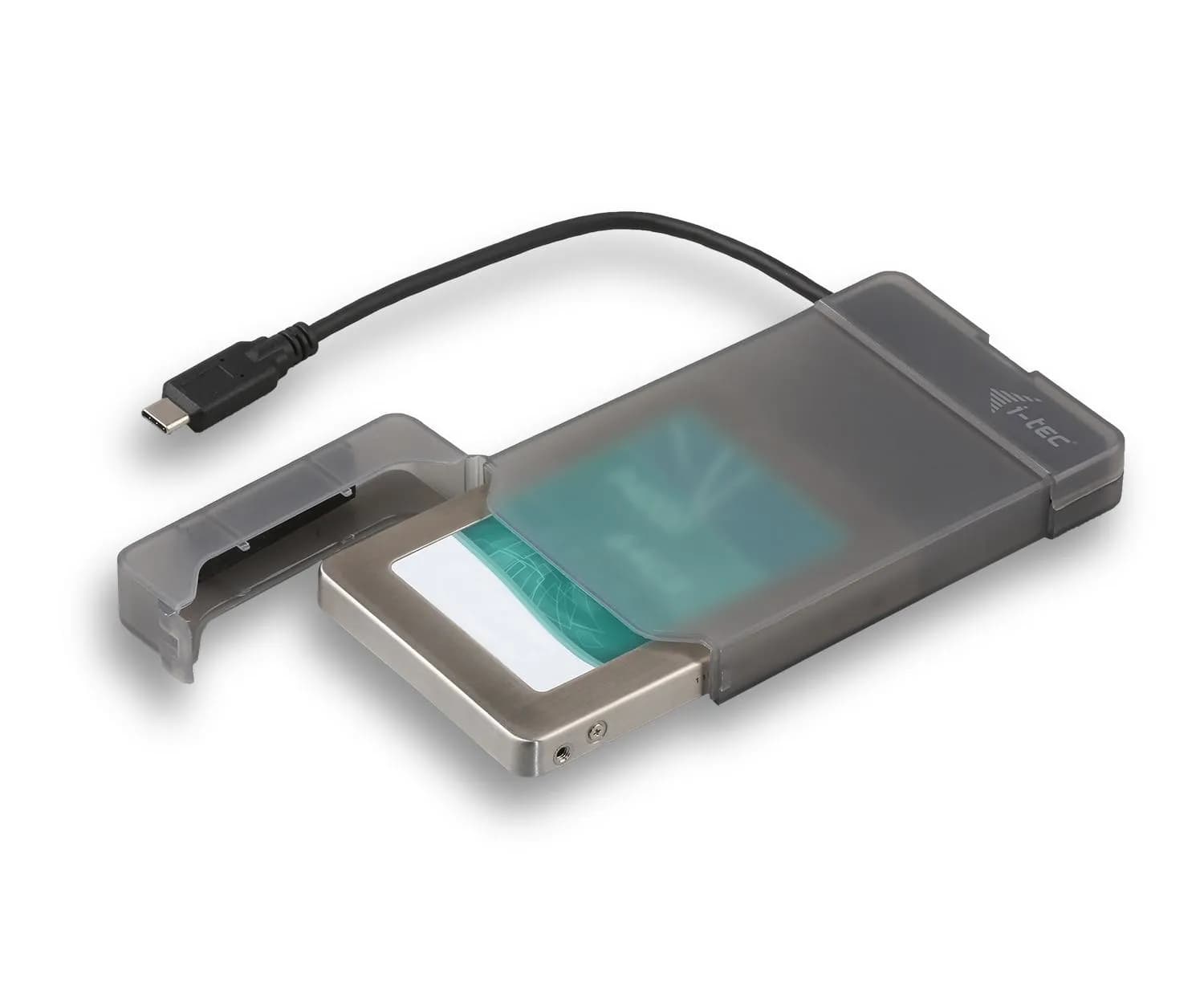 I-TEC MySafe Easy C31MYSAFEU313 2,5" HDD/SSD-ulkoisen aseman kotelo, 1-paikkainen, USB 3.2 Gen 2, USB-C, SATA 6 Gb/s, musta – I-Tec