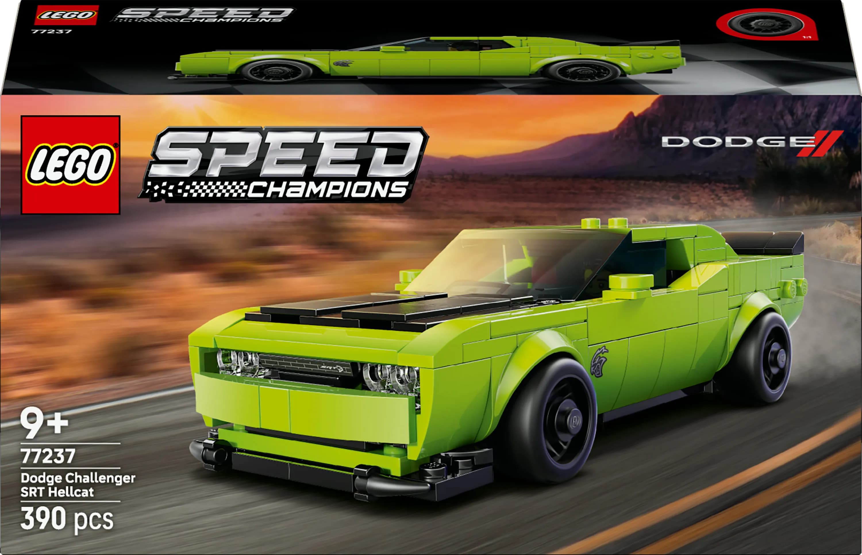 LEGO Speed Champions Dodge Challenger SRT Hellcat urheiluauto 77237
