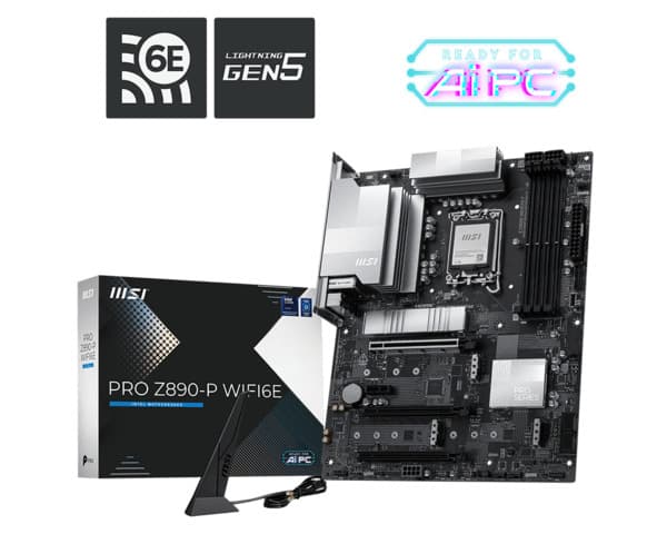 MSI PRO Z890-P WiFi 6E LGA 1851 ATX -emolevy – MSI