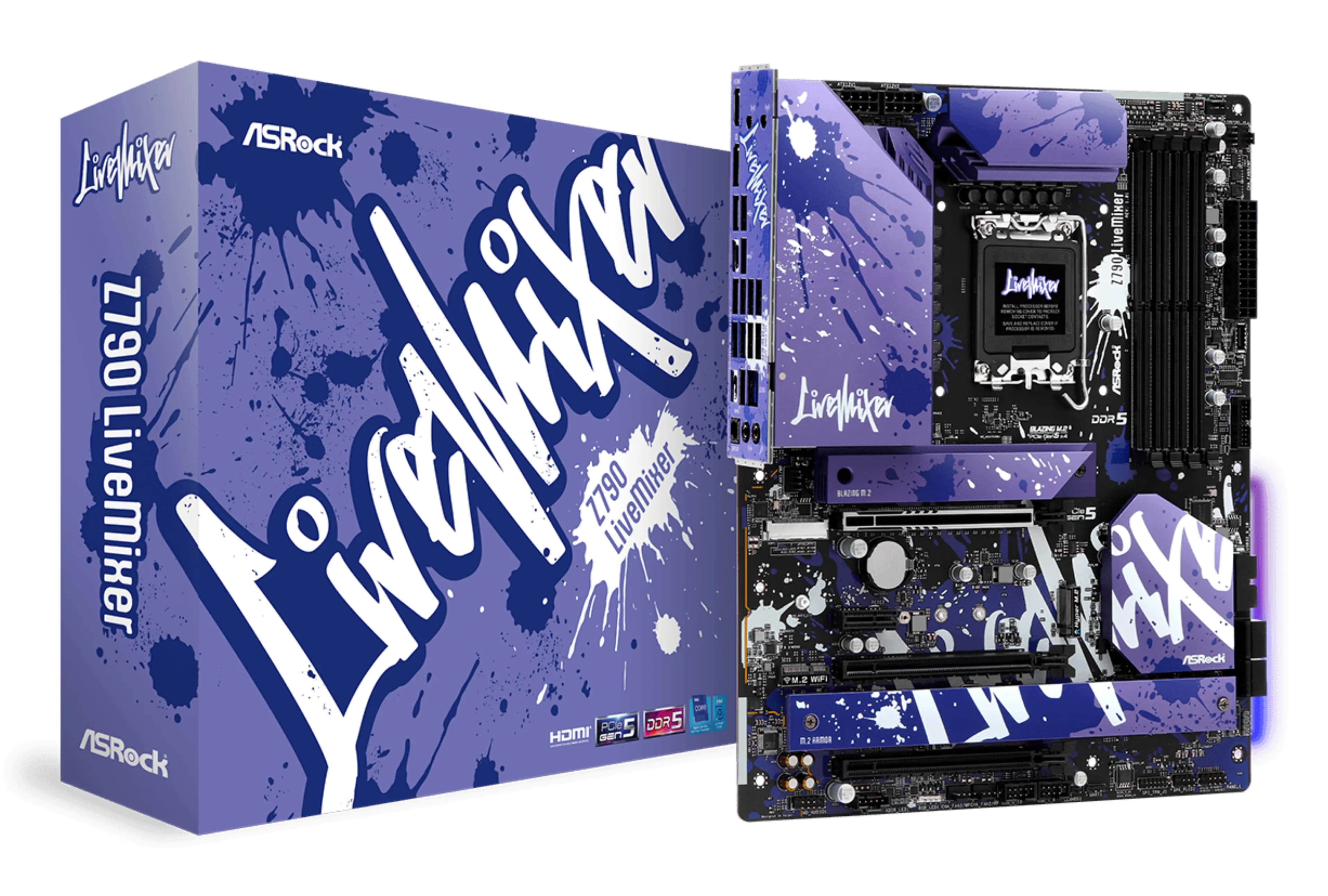 ASRock Z790 LiveMixer WiFi LGA1700 ATX -emolevy – ASRock