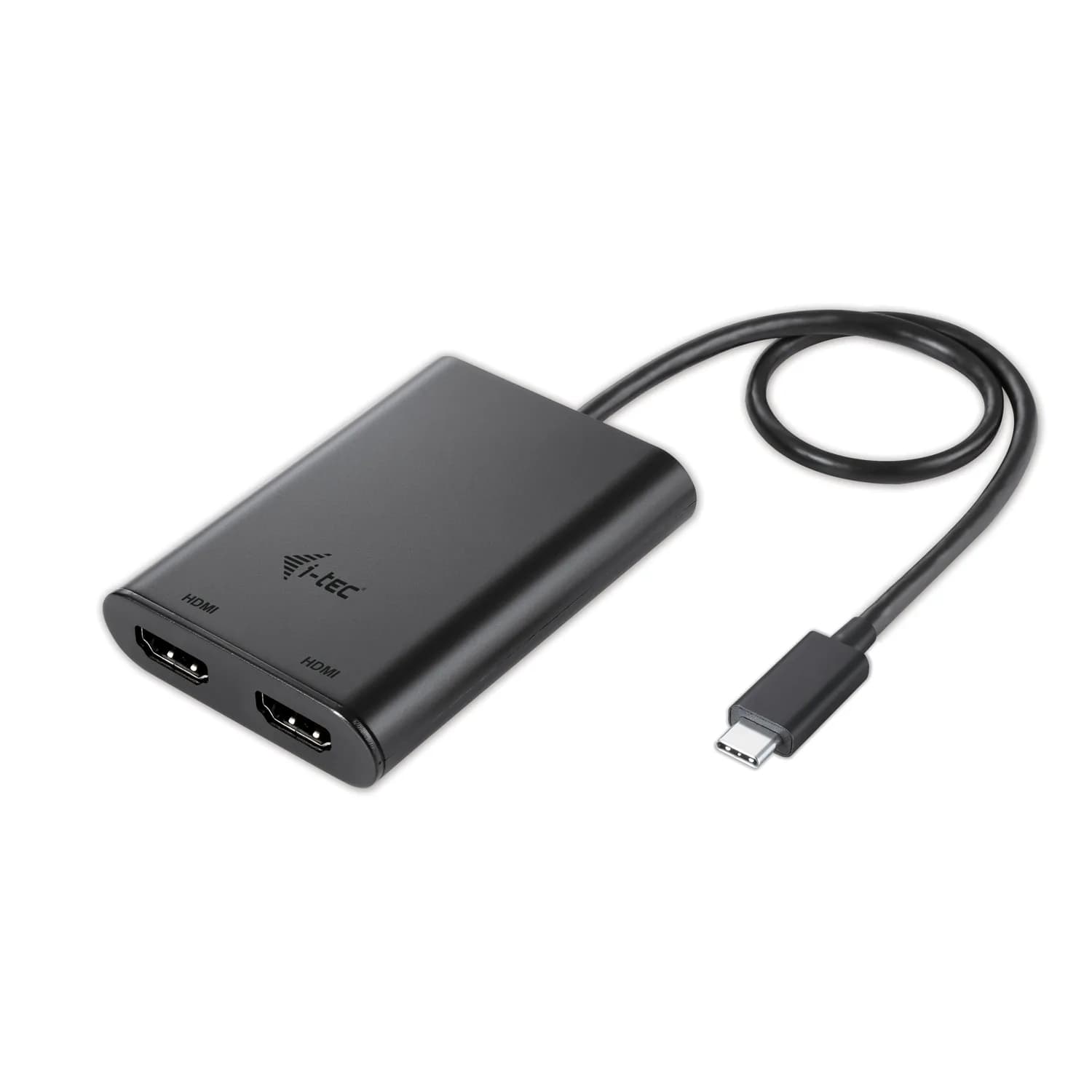 I-Tech USB-C 3.1 Dual 4K HDMI Video Adapter -adapteri, Musta – I-Tec