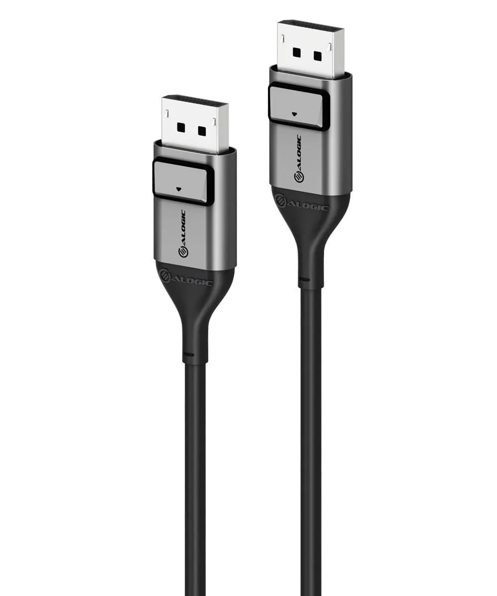 ALOGIC DisplayPort 1.4 -kaapeli, jossa 8K, 2 m, harmaa – Alogic