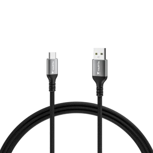 VARTA USB-A – USB-C -kaapeli, 2 m, musta