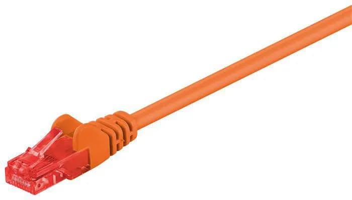 MicroConnect Cat6 U/UTP -verkkokaapeli, 15 m, PVC, Oranssi