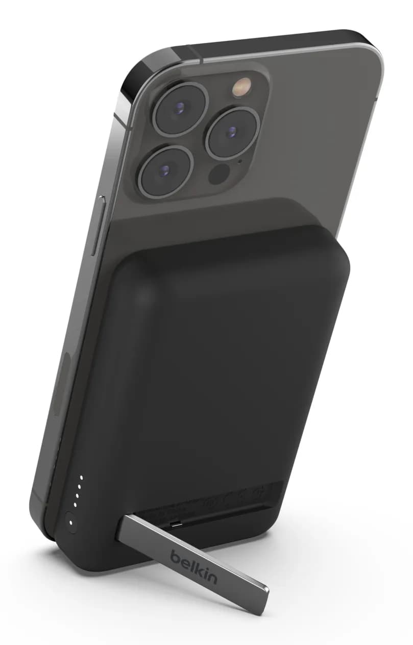 Magnetic Wireless Power Bank 5,000mAh Black