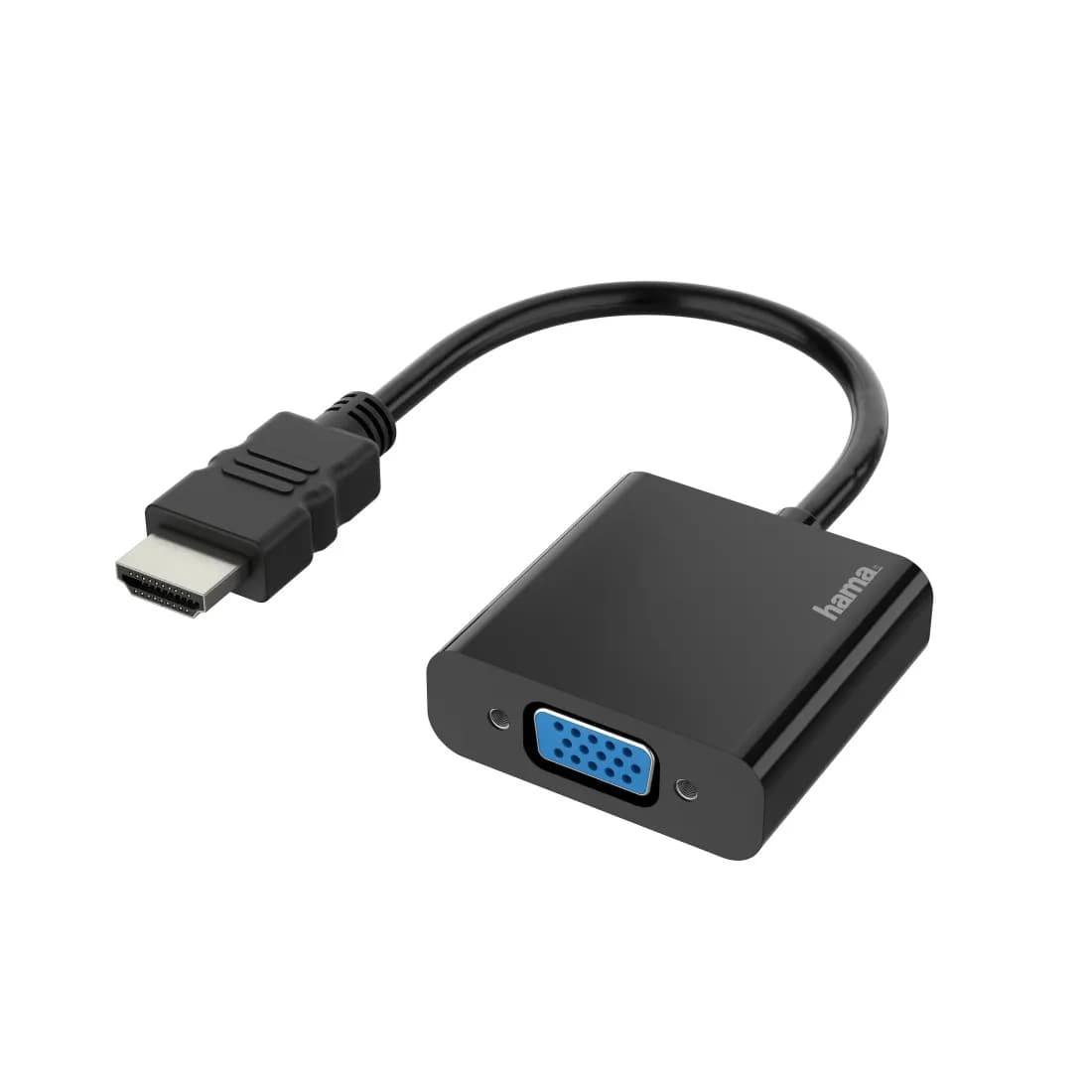 HAMA Adapter HDMI-VGA Full-HD 1080p Black