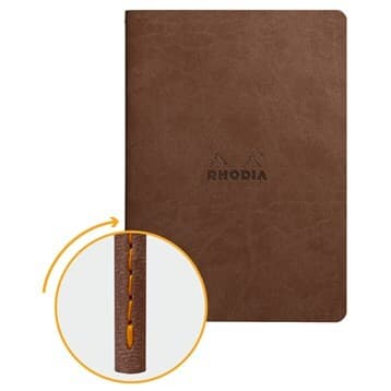 Rhodiarama Sewn spine Choco A5 L – RHODIA