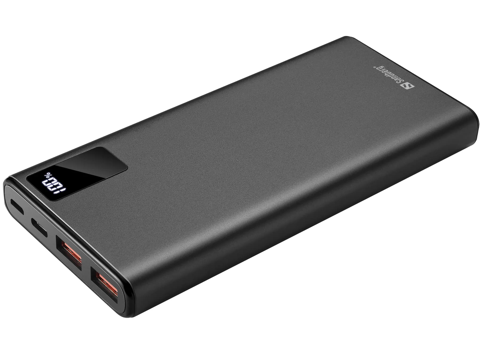 Sandberg Powerbank USB-C PD 10000mAh, 20W -varavirtalähde, Musta – Sandberg