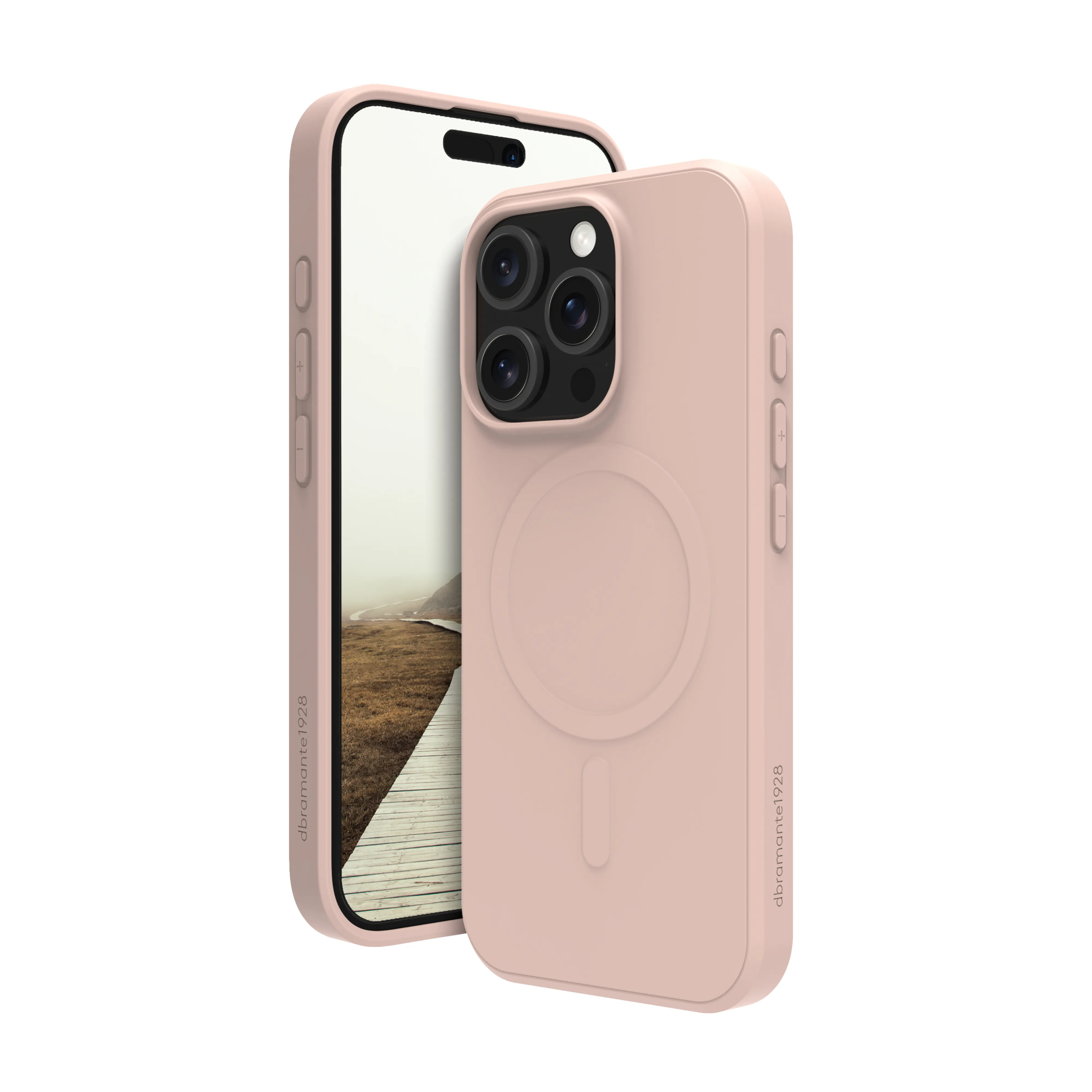 Dbramante1928 Greenland Pro MagSafe, iPhone 16 Pro -suojakuori, Pink Sand – DBRAMANTE