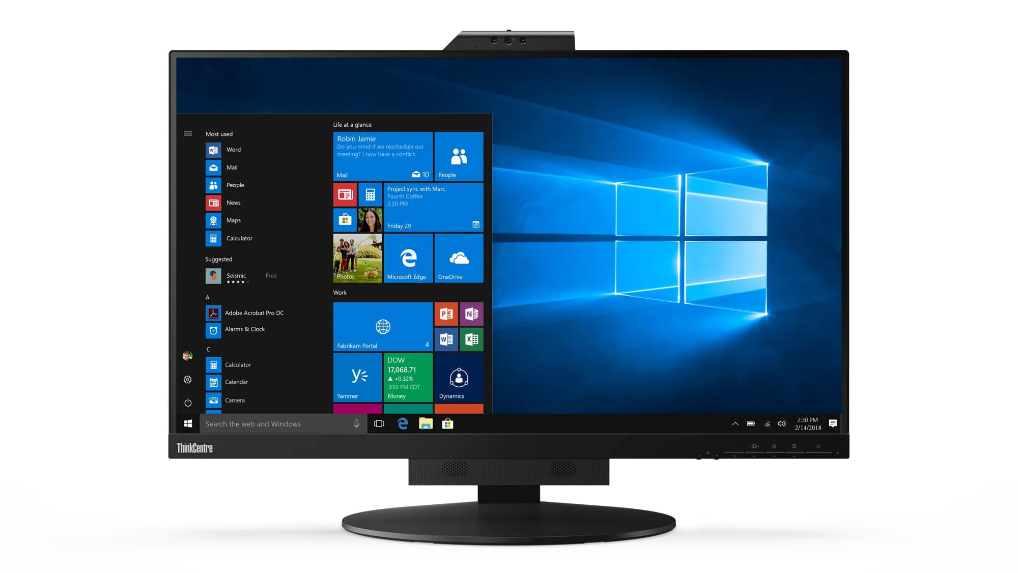 Lenovo ThinkCentre Tiny-in-One 27 27" QHD, IPS -näyttö, USB hub – Lenovo