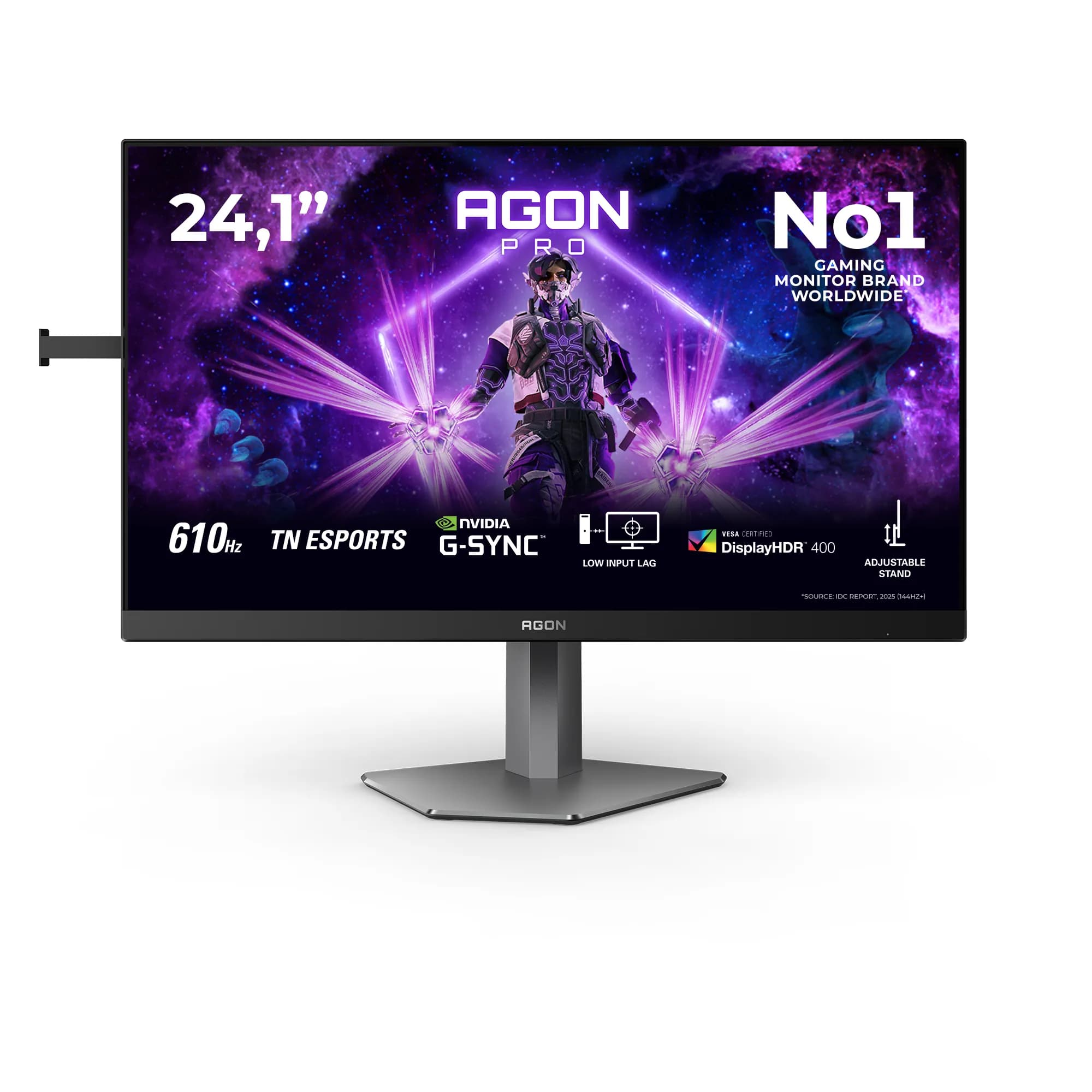 AOC AG246FK6 24" Full HD, Fast TN, 610 Hz -pelinäyttö – AOC