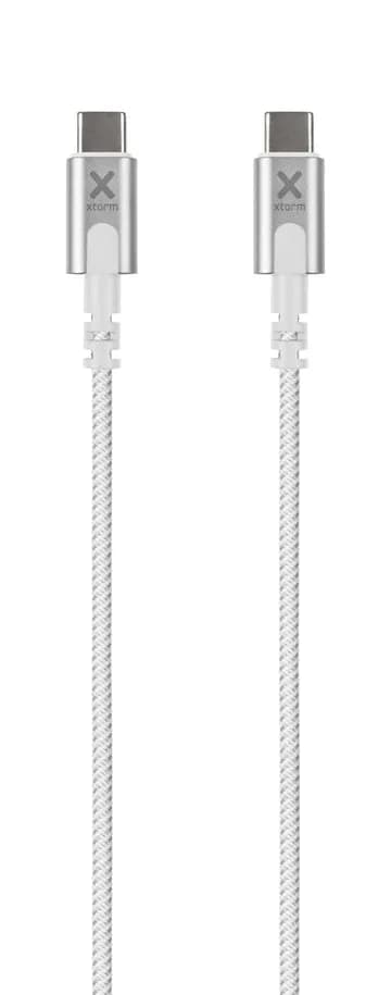 Xtorm Premium CX2070 USB-C -kaapeli, 100 W, 1 m, valkoinen