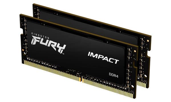 Kingston FURY Impact 16 Gt (2 x 8 Gt) DDR4 3200 MHz, CL20 -muisti (XMP)
