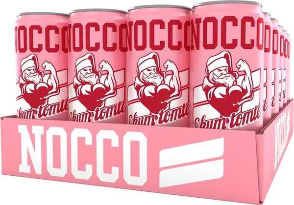 NOCCO BCAA Skum tomte -energiajuoma 330ml, 24-pack