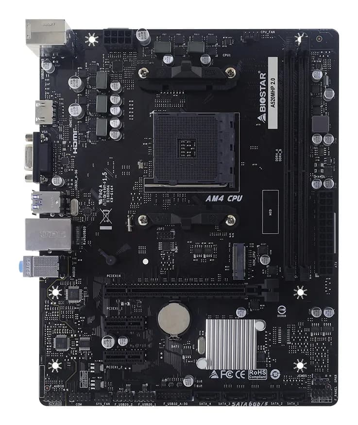Biostar A520MHP AM4 mATX -emolevy