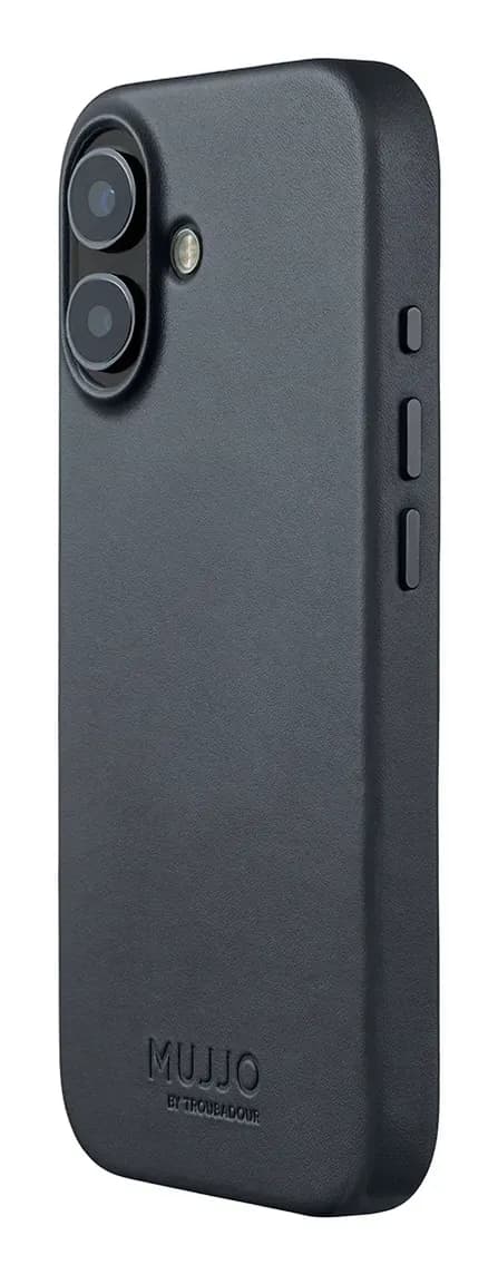 MUJJO Full Leather MagSafe, iPhone 17 -suojakuori, Basalt – MUJJO