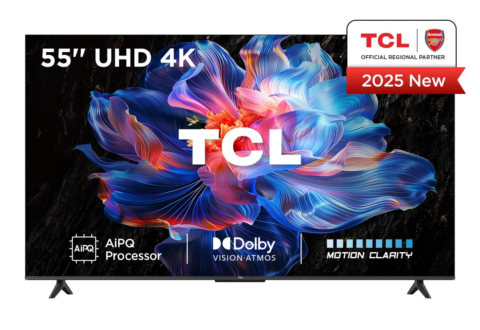 TCL V6C 55V6C 55" 4K DLED Google TV, 60 Hz, Dolby Vision, HDR10+, metalline – TCL