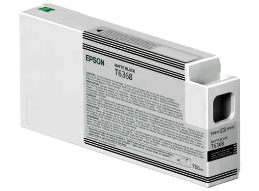 Epson UltraChrome HDR C13T63680N -mustekasetti, 700 ml, mattamusta – Epson