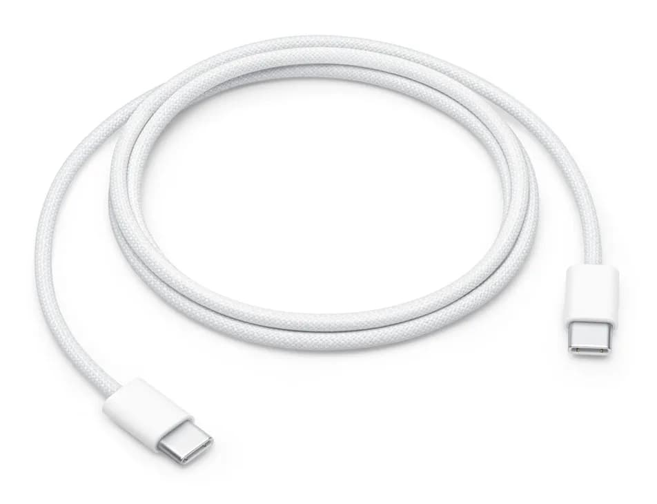 Apple USB-C -kaapeli, 60 W, 1 m, valkoinen – Apple