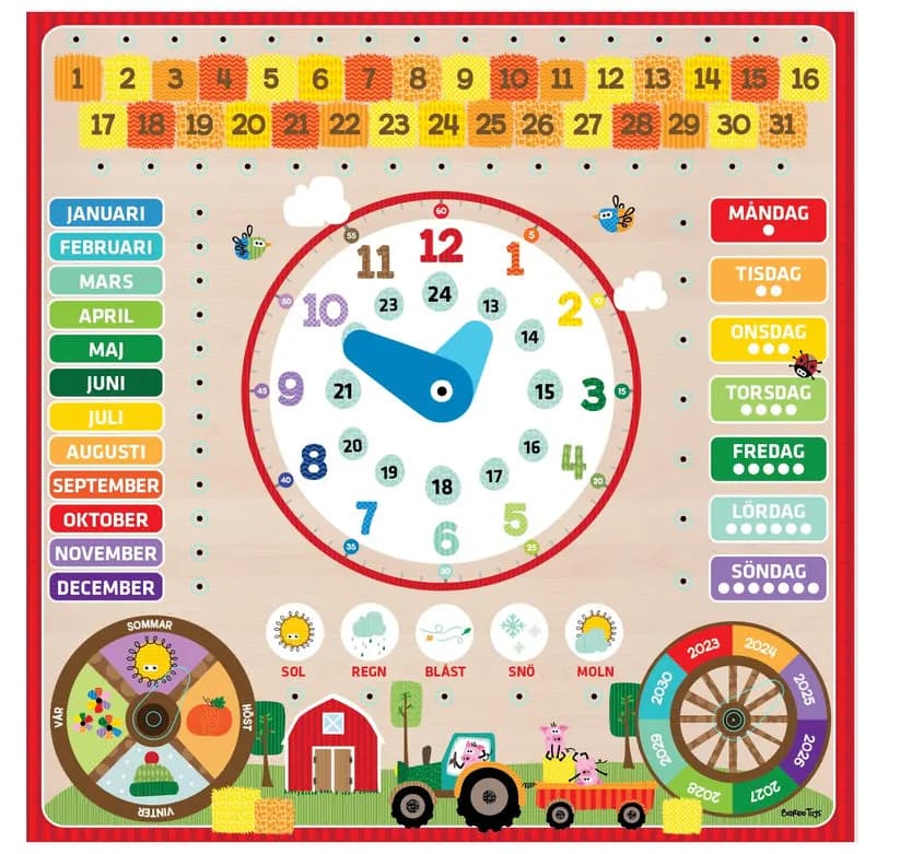 Barbo Classic Teachers Calendar SE – BARBO TOYS