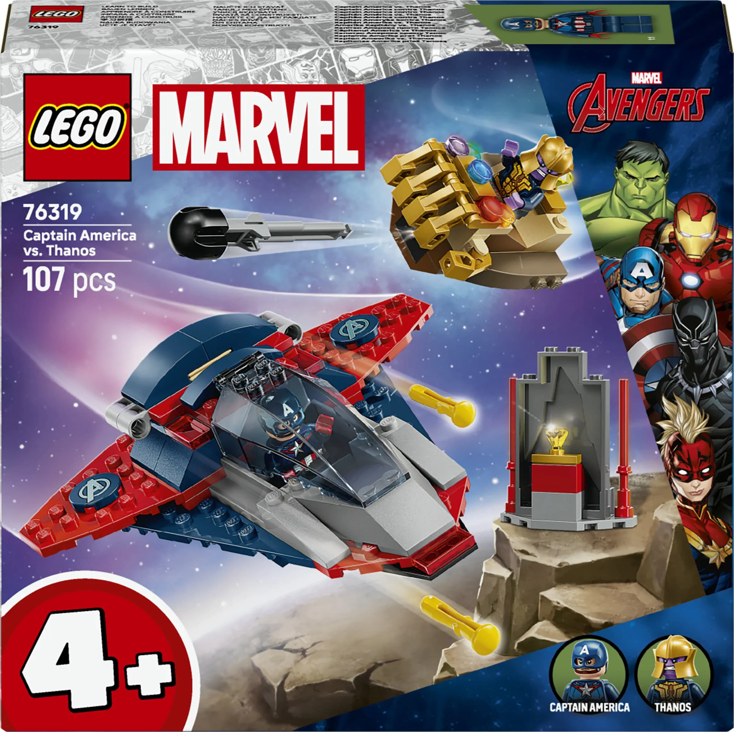 LEGO Marvel Captain America vastaan Thanos 76319 – LEGO