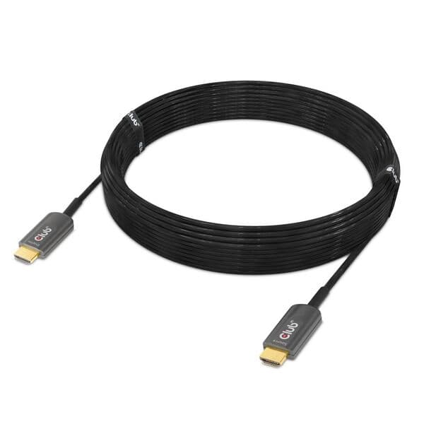 Club 3D CAC-1376 Ultra High Speed HDMI Active Optical -kaapeli, jossa 8K, 10 m, musta