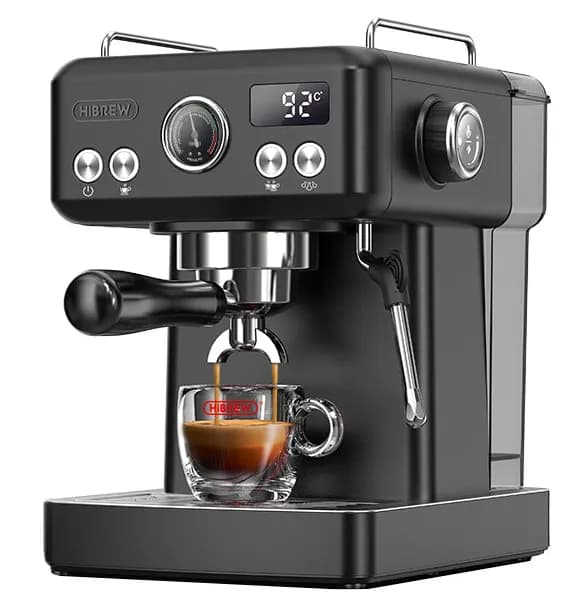HIBREW H10A -puoliautomaattinen espressokone, musta