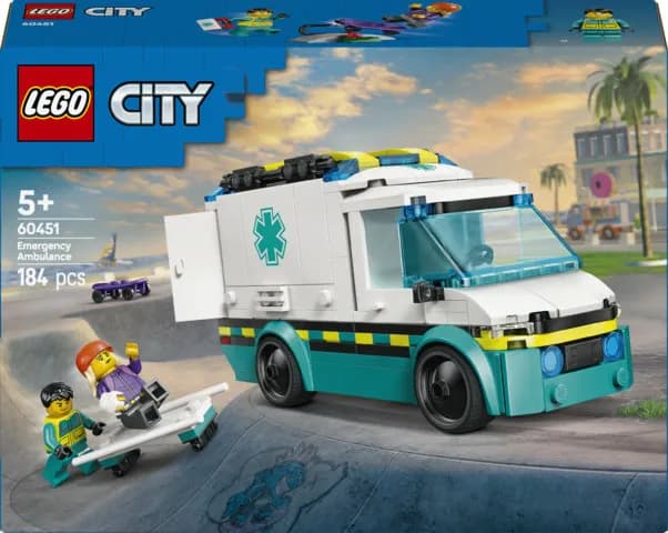 LEGO City Ambulanssi hälytysajoihin 60451 – LEGO