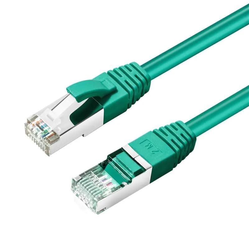 MicroConnect Cat6 S/FTP RJ45 0.5m -verkkokaapeli, vihreä