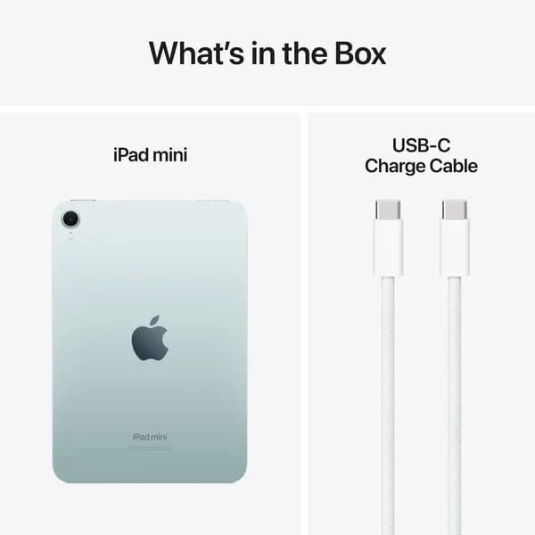 Apple iPad mini (2024) Wi-Fi 256 Gt -tabletti, Sininen – Apple
