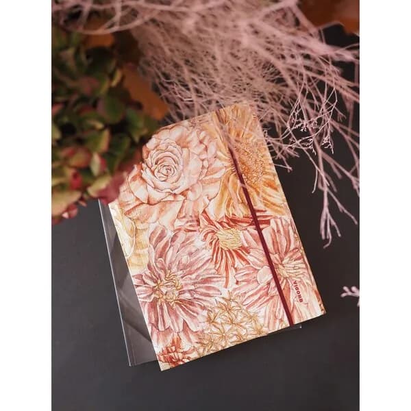 Rhodiarama 3-flap elastic folder Amarante – RHODIA