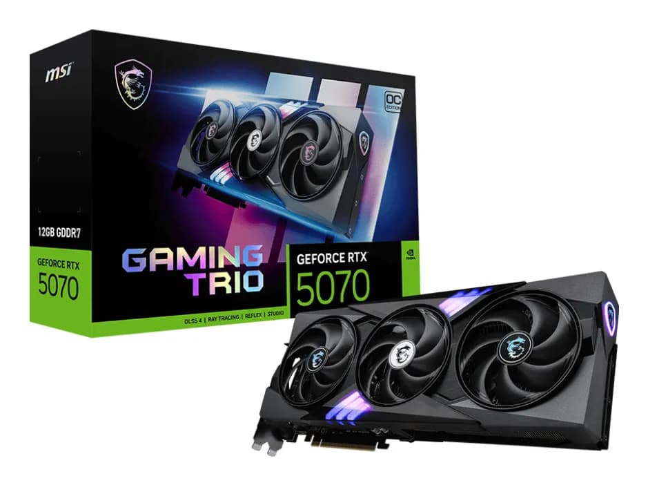MSI GeForce RTX 5070 Gaming Trio OC 12 Gt -näytönohjain – MSI