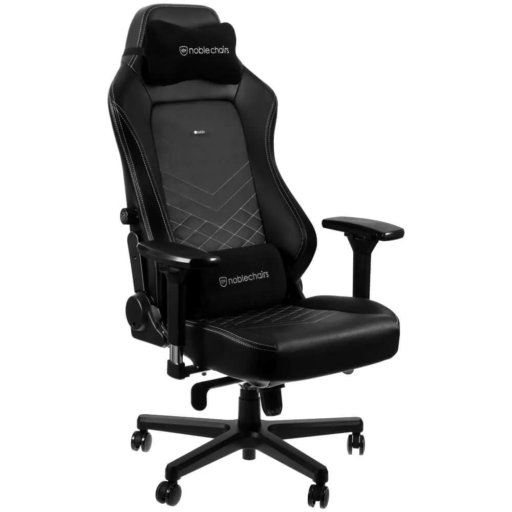 Noblechairs HERO -pelituoli, musta/platinanvalkoinen