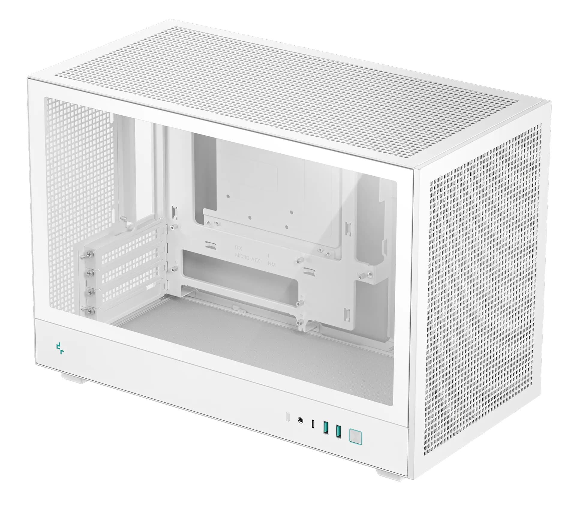 DeepCool CH260 WH -micro-ATX-kotelo ikkunalla, valkoinen