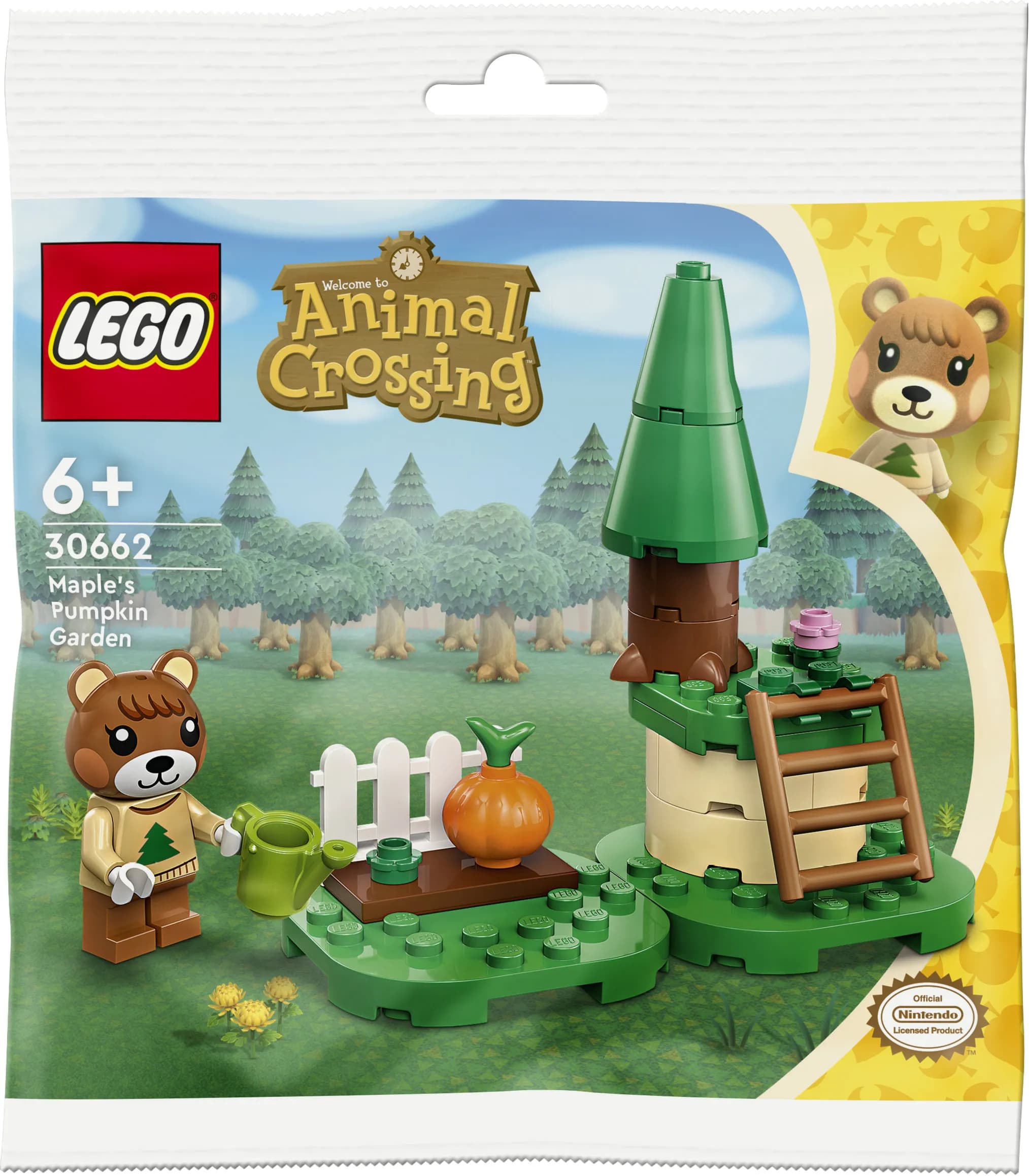 LEGO Animal Crossing Maple ja kurpitsapuutarha & Ranta siistiksi 30662 – LEGO