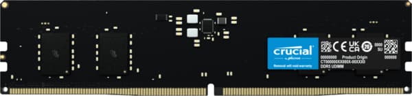 Crucial UDIMM 16 Gt (1 x 16 Gt) DDR5 5600 MHz, CL46 -muisti – Crucial