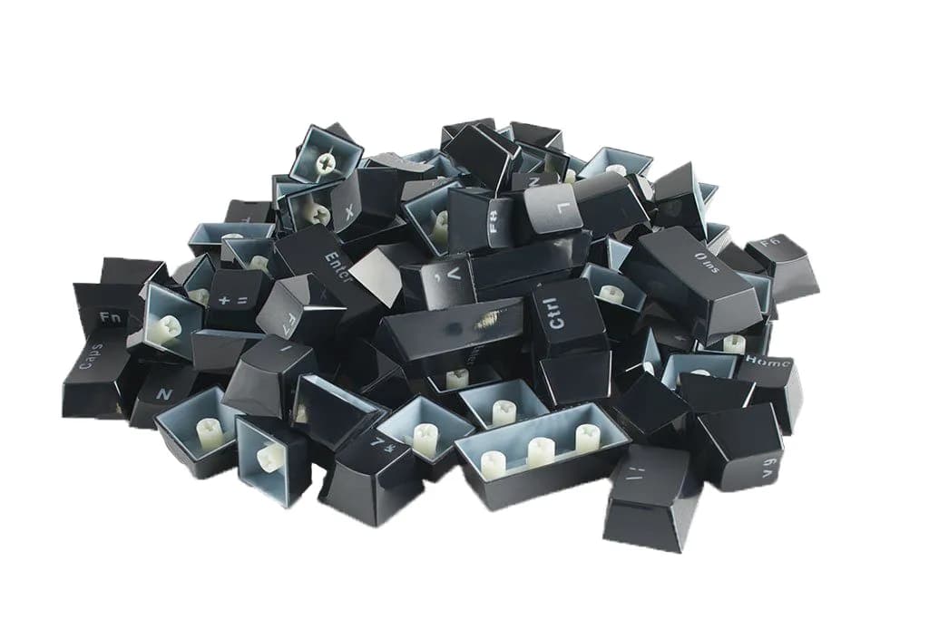 Glorious ABS ISO Keycaps -näppäinhatut, 105 kpl, mustat – GLORIOUS