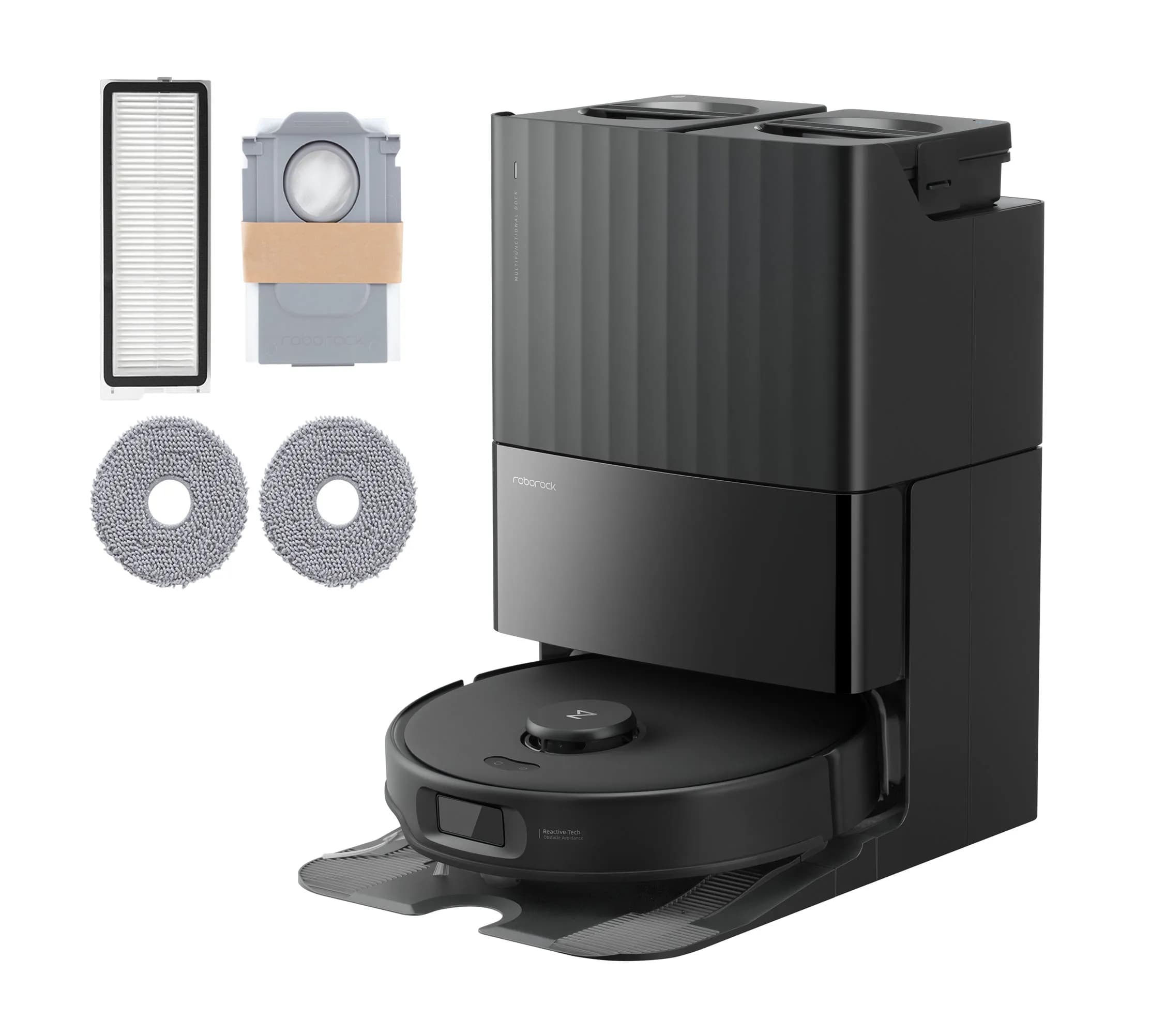 Roborock Qrevo Edge 5V1 -robotti-imuri, musta