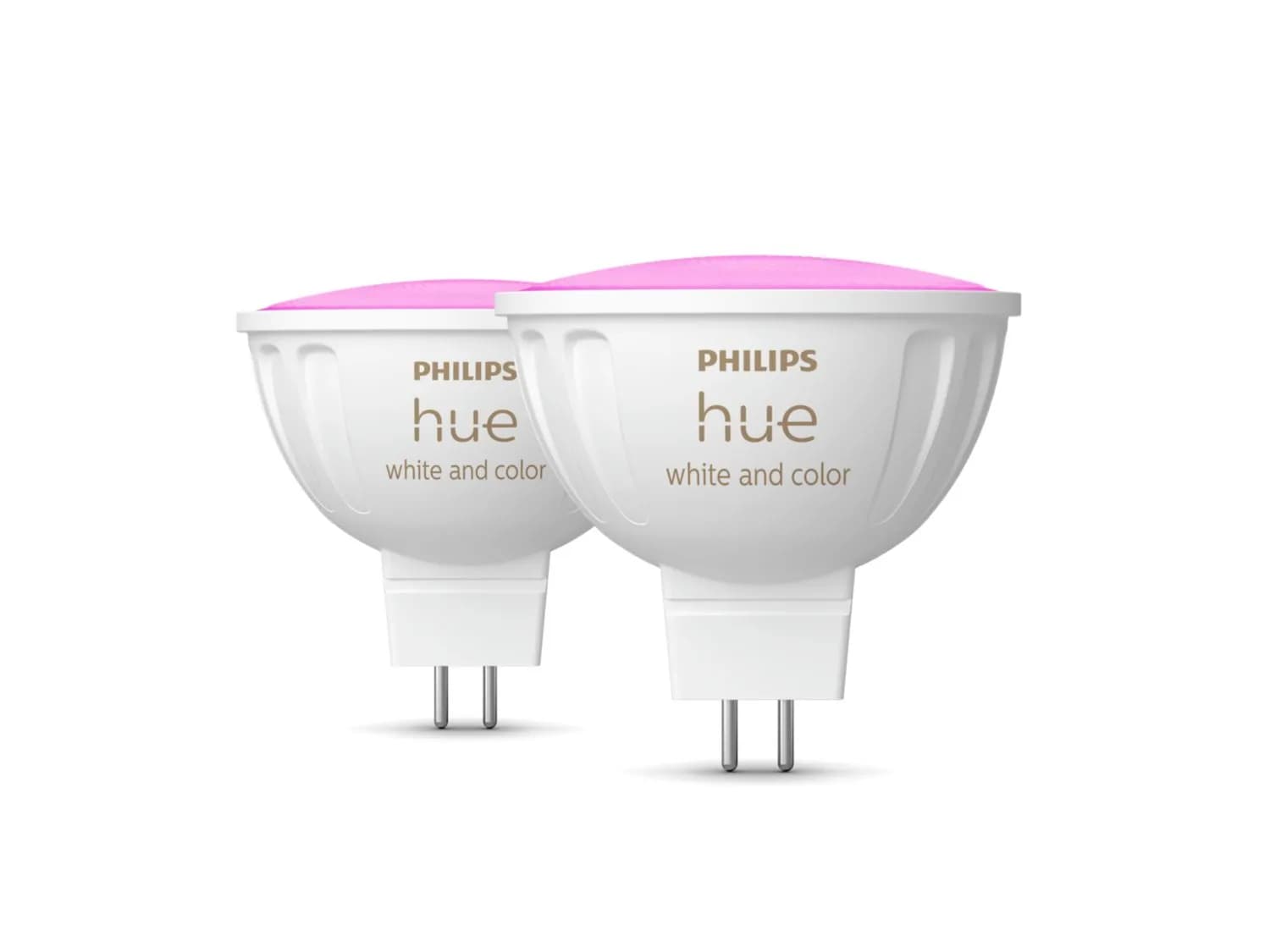Philips Hue White and Color Ambiance MR16 -älylamppu, 2-pack